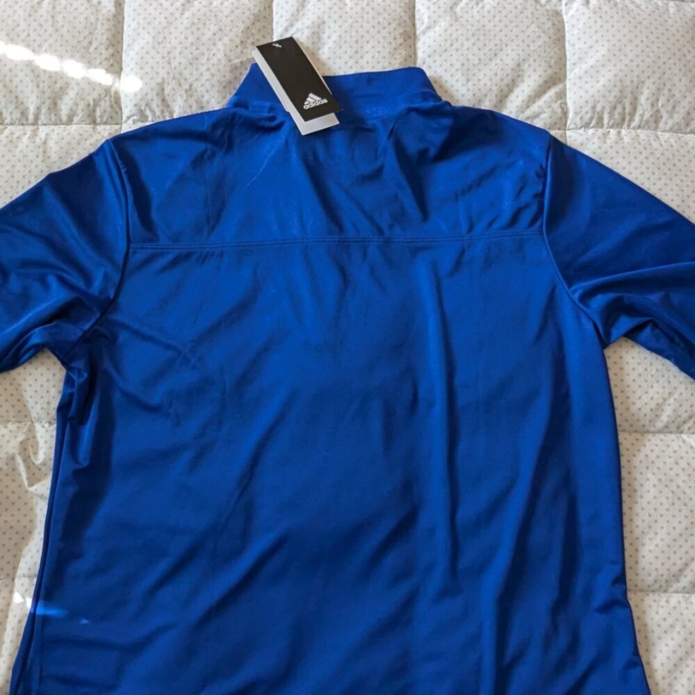 adidas  long sleeved 1/4 Zip knit shirt - Picture 7 of 9